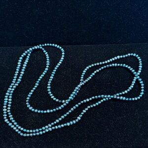 Chic Gray Pearl Necklace